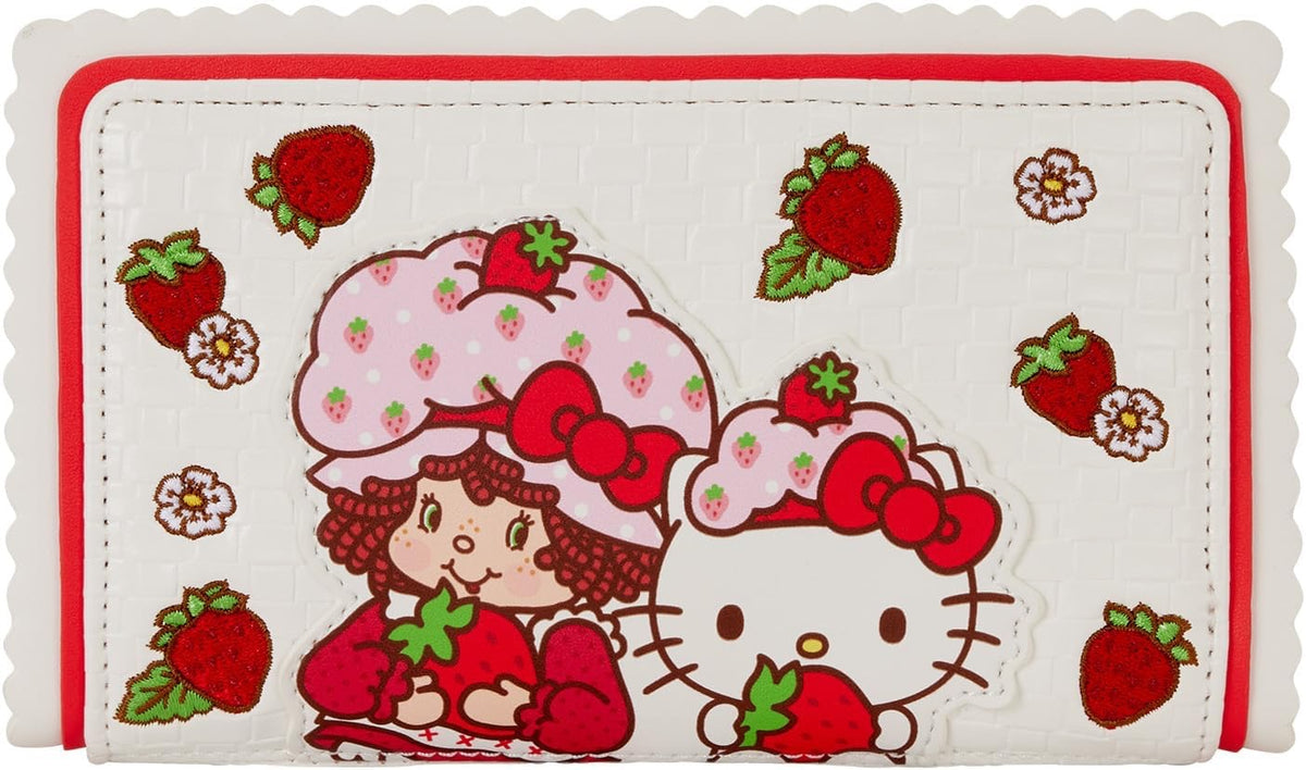 Loungefly Sanrio Hello Kitty & Friends x Strawberry Shortcake Flap Wallet-zoom-1