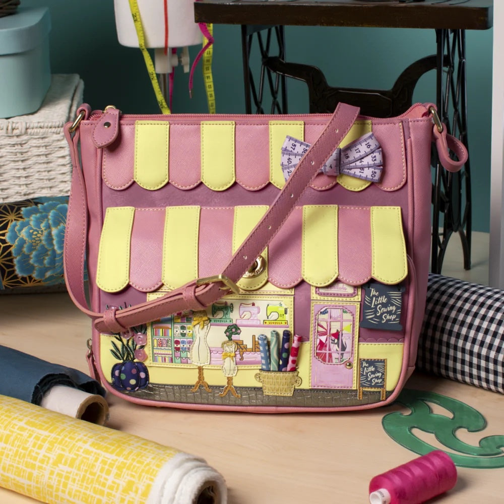 Vendula London Sewing Shop - Raspberry Edition Esme Bag-15