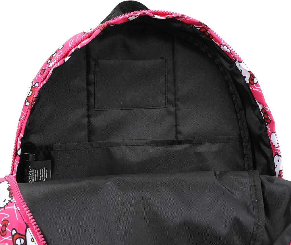 Sanrio Hello Kitty Toss AOP Pink Ground Travel Backpack