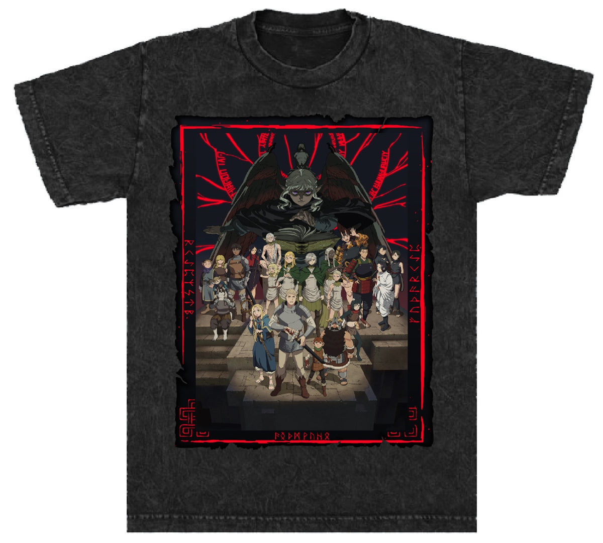 T Shirt Delicious in Dungeon mineral washed BLK-zoom-1