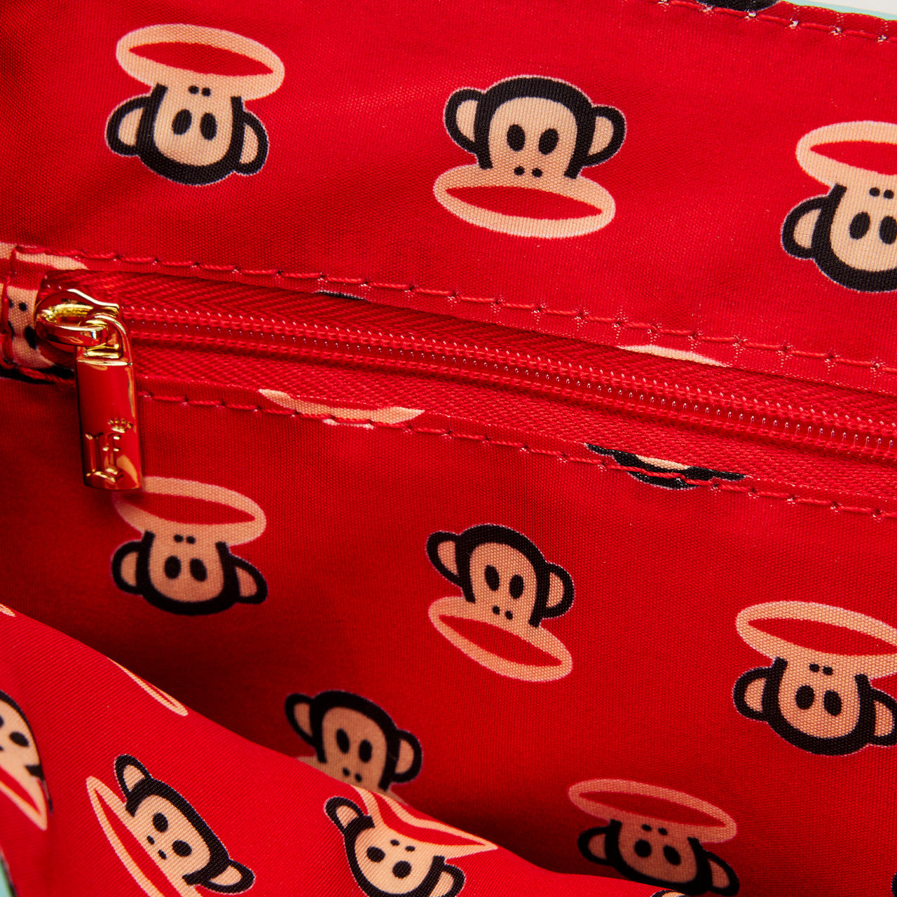 Loungefly Paul Frank Rainbow Group Crossbody Purse-4