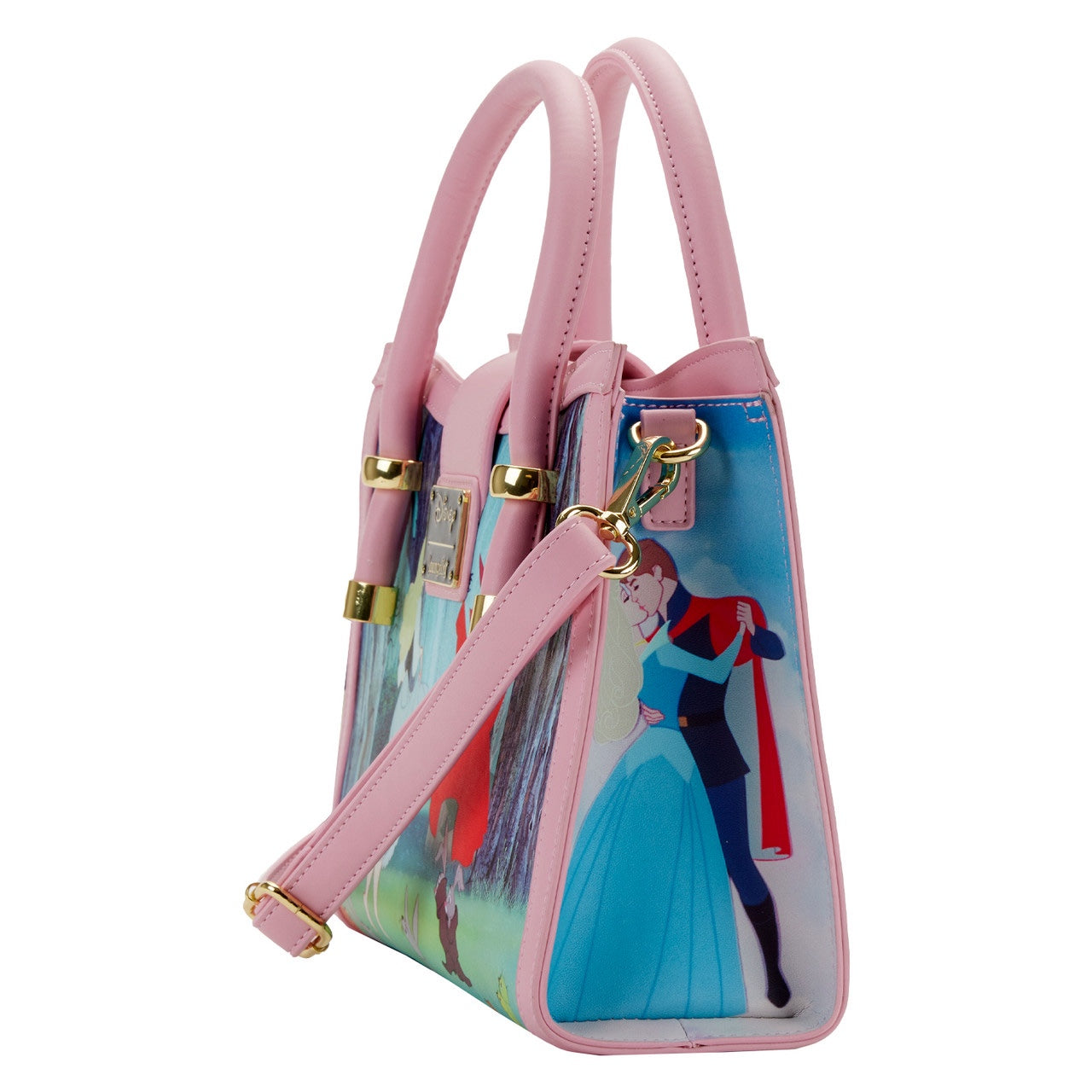 Loungefly Disney Sleeping Beauty Princess Scene Crossbody Bag Purse-zoom-4