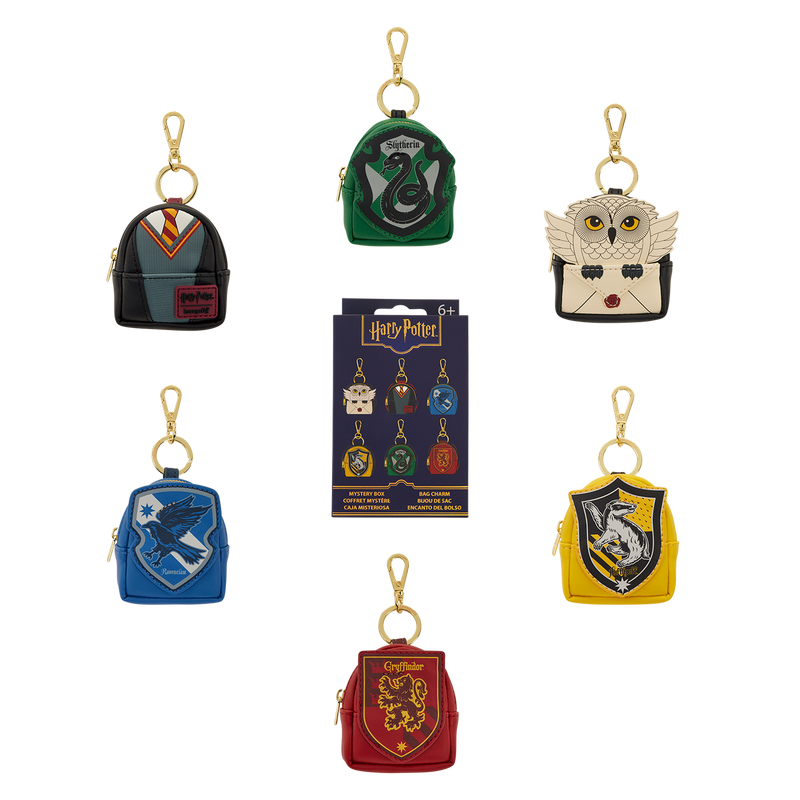 Loungefly Harry Potter Hogwarts™ Mystery Mini Backpack Keychain Charm