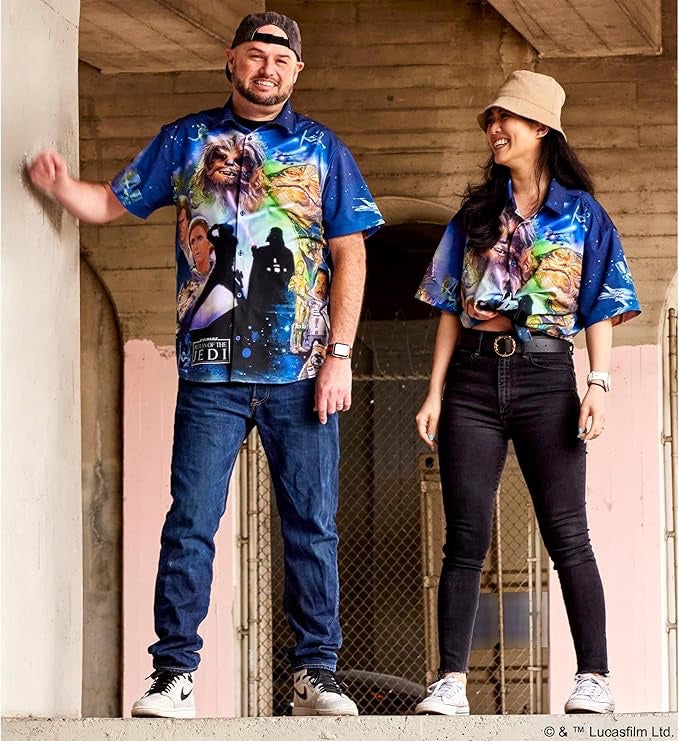 Loungefly Star Wars Return Of The Jedi Button Up Shirt