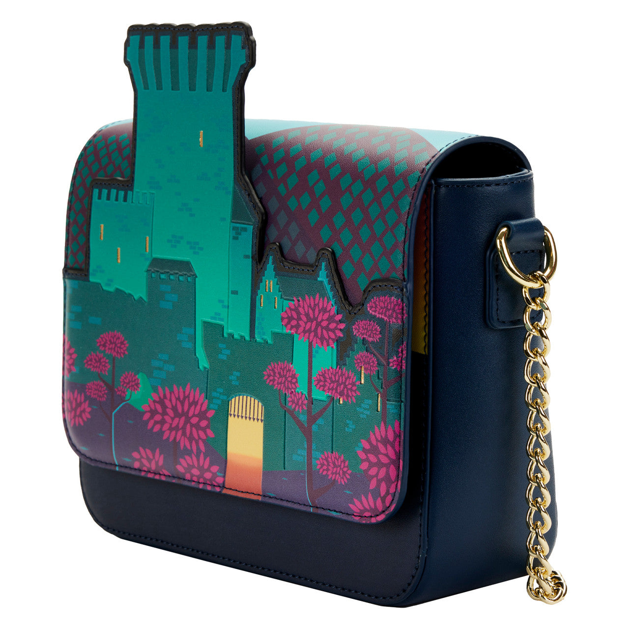Loungefly Disney Brave Princess Merida Castle Crossbody Bag-zoom-4