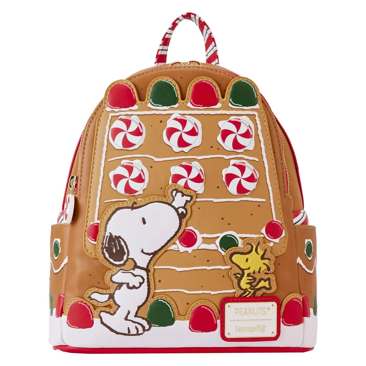 Loungefly Peanuts Snoopy Gingerbread House Mini Backpack