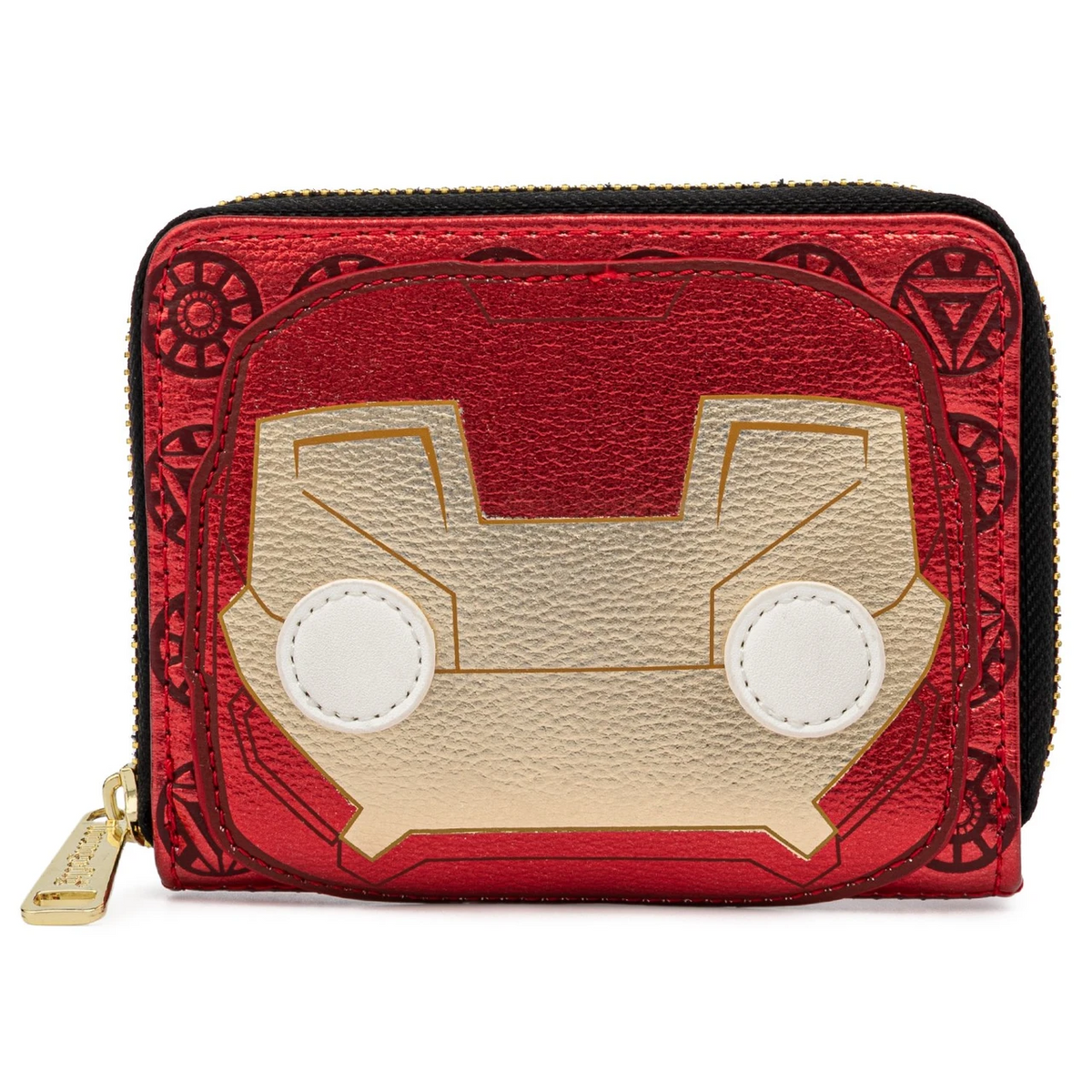 Pop! Loungefly Disney Marvel Iron Man Head Zip-Around Wallet