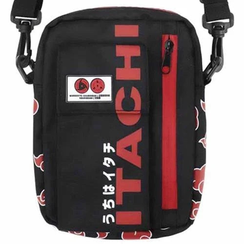 Naruto Shippuden Itachi Unisex Adult Black Mini Messenger Bag
