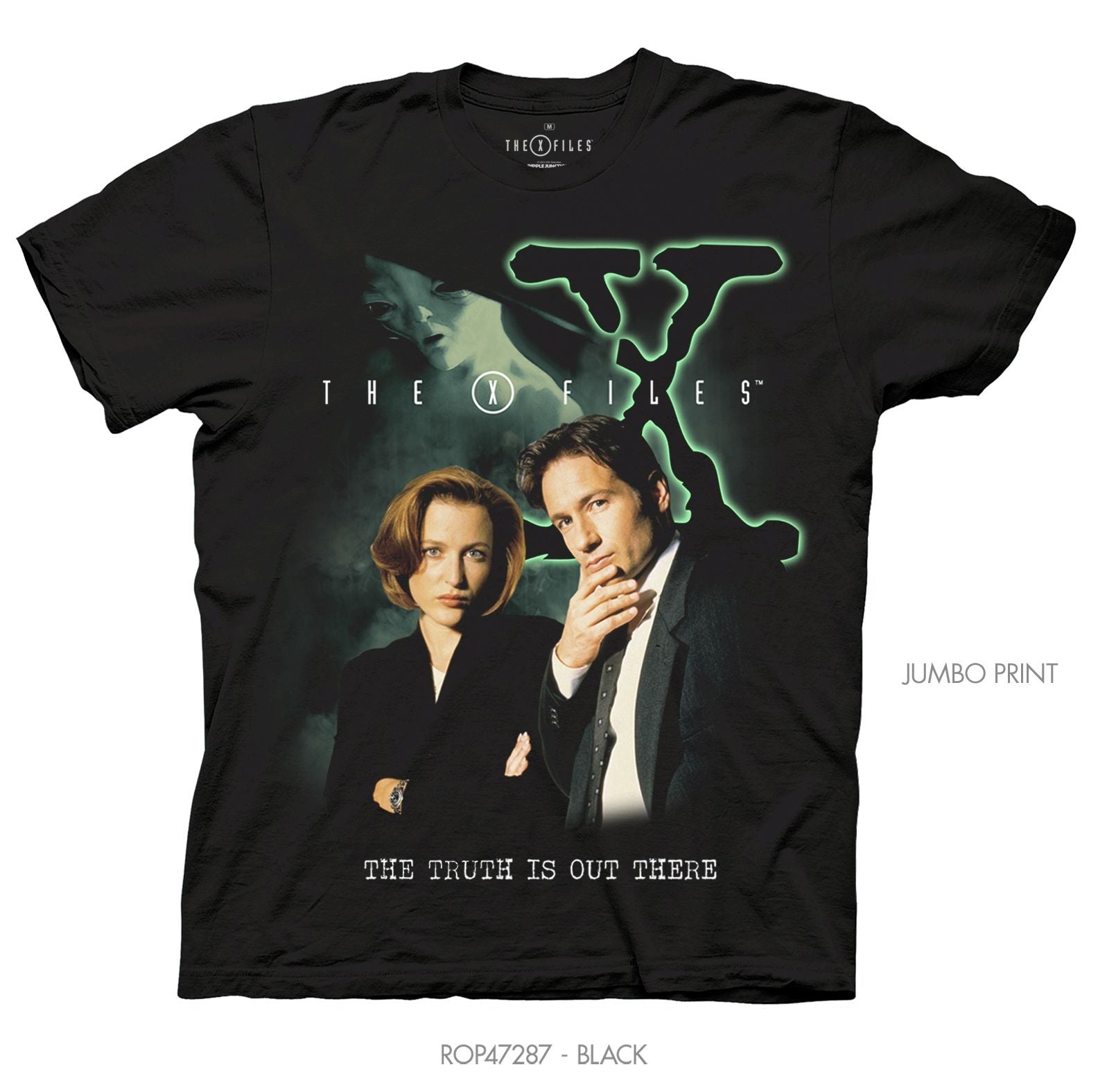 T Shirt X Files the truth is out there poster BLK-zoom-1