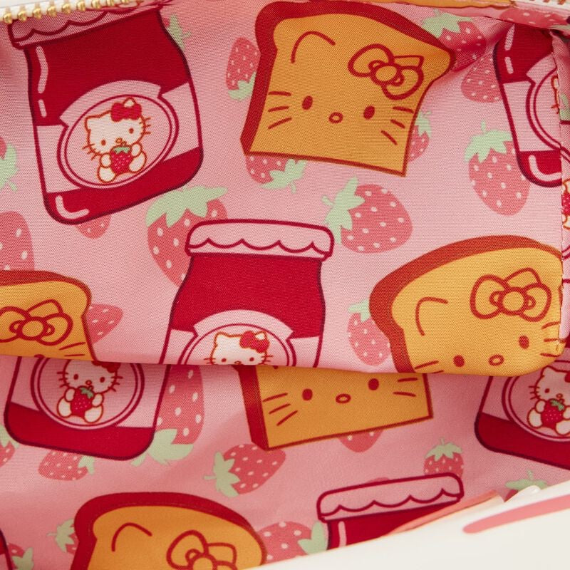 Loungefly Hello Kitty Breakfast Toaster Crossbody Bag with Card Holder-10