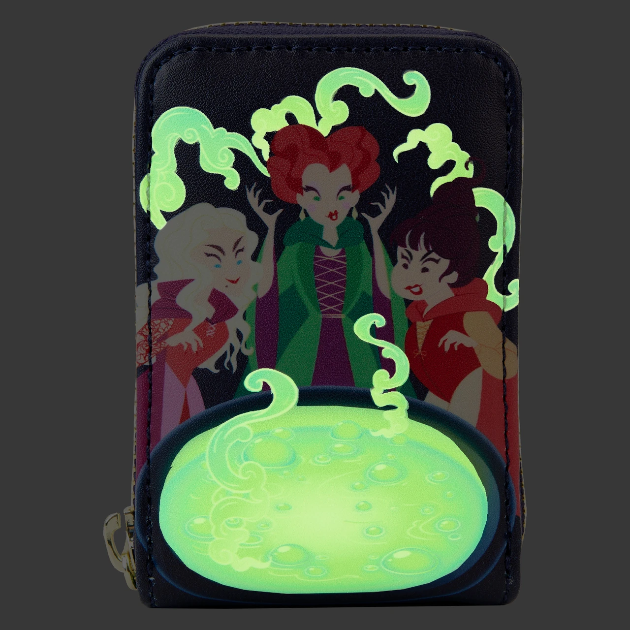 Loungefly Disney Hocus Pocus Sanderson Sisters Cauldron Accordion Wallet