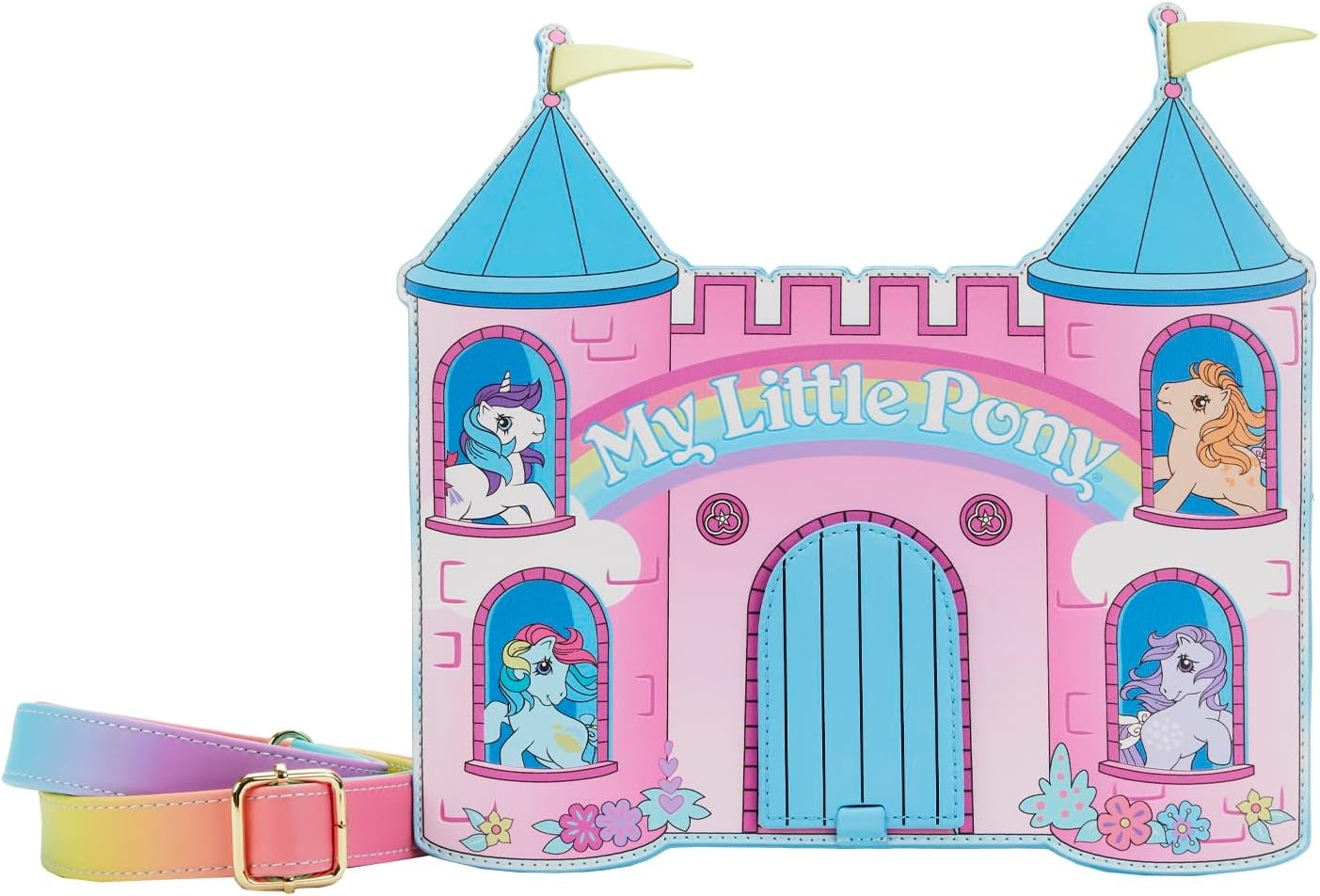 Loungefly Hasbro My Little Pony Dream Castle Crossbody Bag Purse Handbag