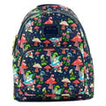 Loungefly Exclusive Disney Alice in Wonderland AOP Mushroom Forest Mini Backpack