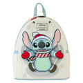 Loungefly Disney Stitch Holiday Snow Angel Glitter Mini Backpack