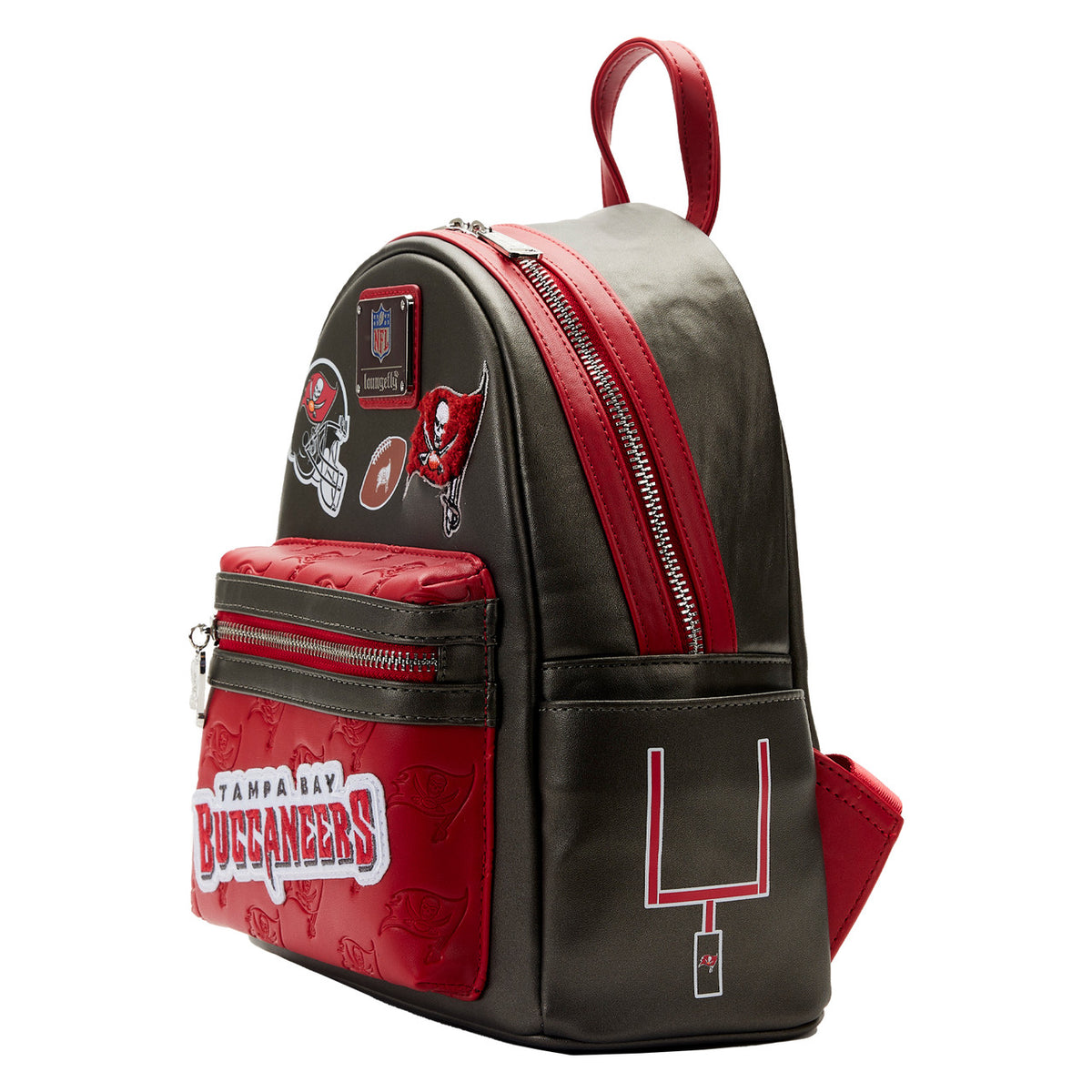 Loungefly NFL Tampa Bay Buccaneers Patches Mini Backpack-zoom-2