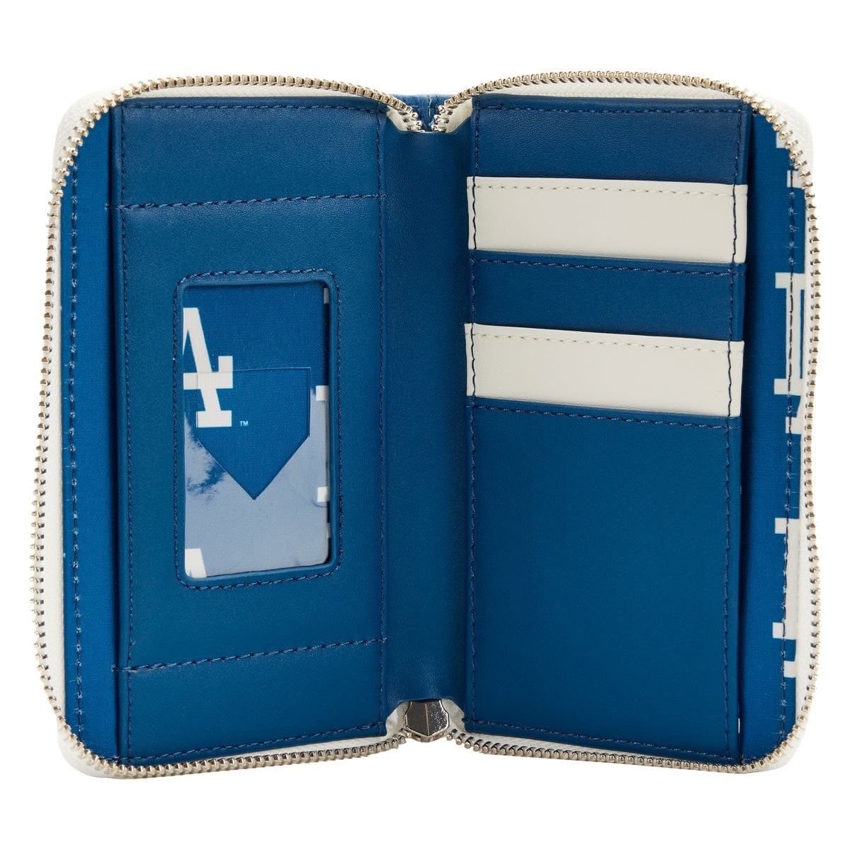 Loungefly MLB Los Angeles Dodgers Patches Zip-Around Wallet-zoom-2