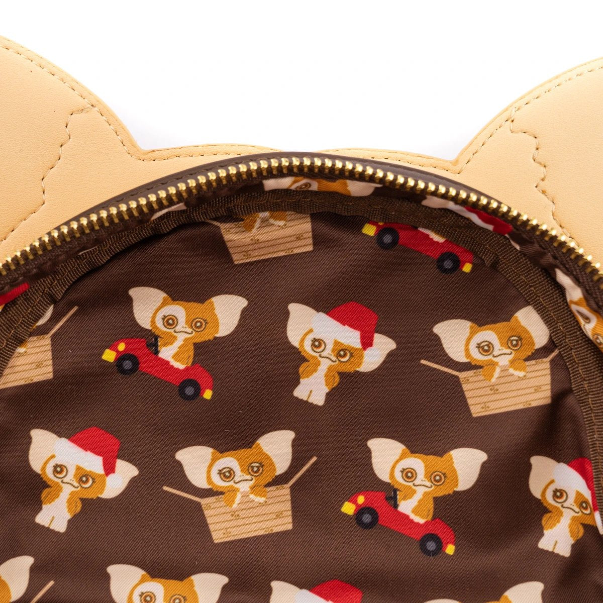 Loungefly Gremlins Gizmo Holiday Cosplay mini backpack with Removable Hat-zoom-3