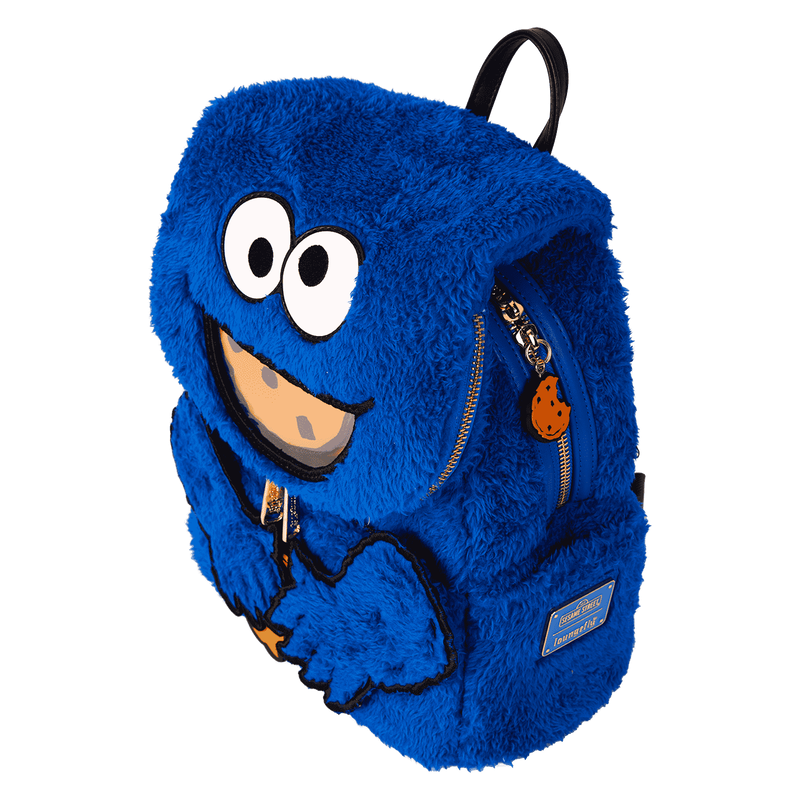 Loungefly Sesame Street Cookie Monster Plush Mini Backpack