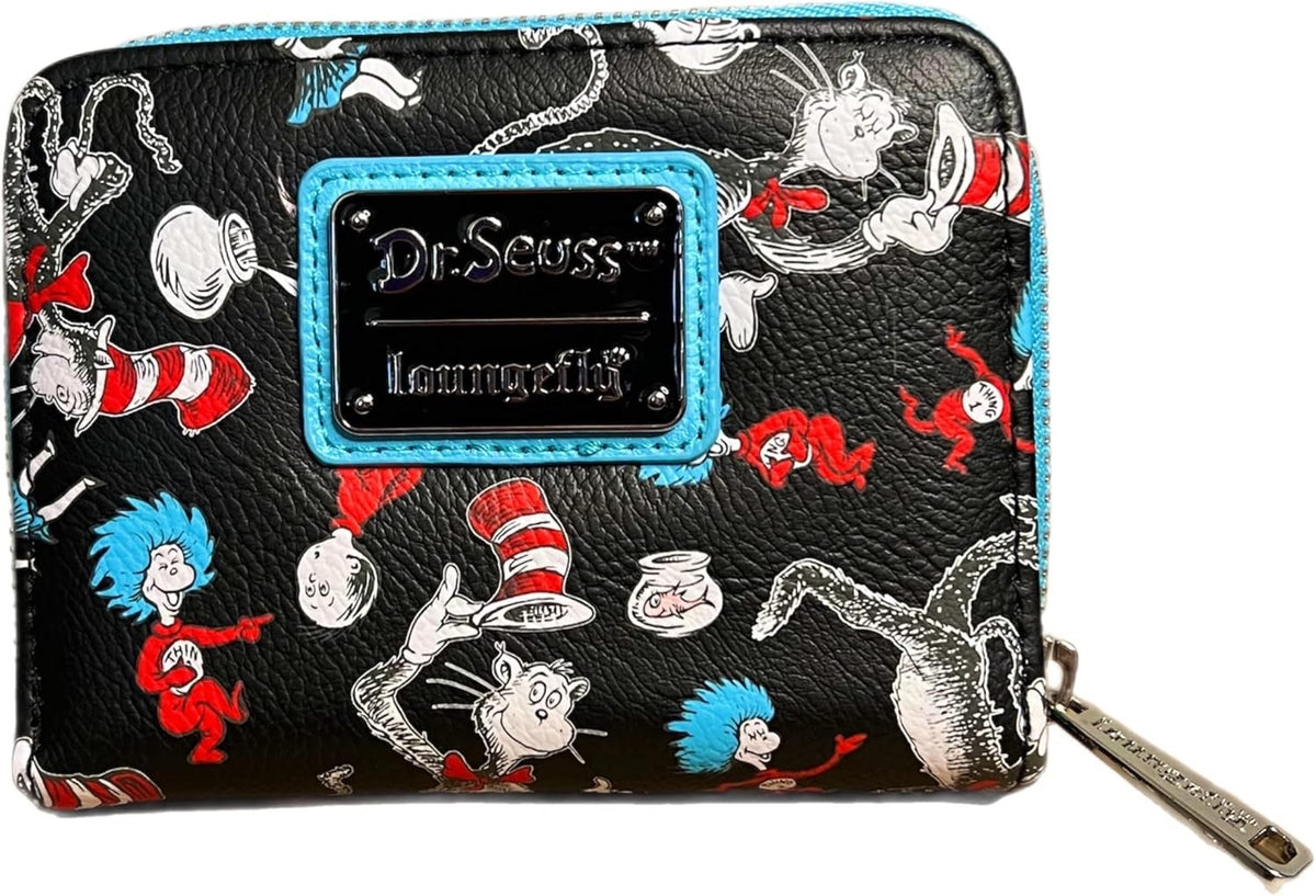 Loungefly Dr. Seuss Cat in The Hat Aop Wallet-2