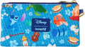 Loungefly x Lilo Stitch Camping Cuties All-Over Print Nylon Zipper Pouch Wristlet