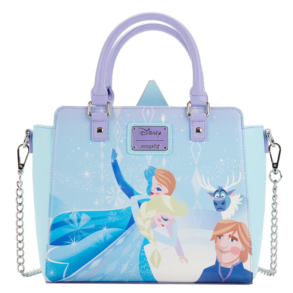 Loungefly Disney Frozen Elsa Princess Castle Crossbody Bag Purse Handbag-zoom-5