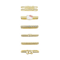 Bio Sanrio Hello Kitty & Friends Gold Finish Slide-On Watch Band Charms (6 Piece Set)