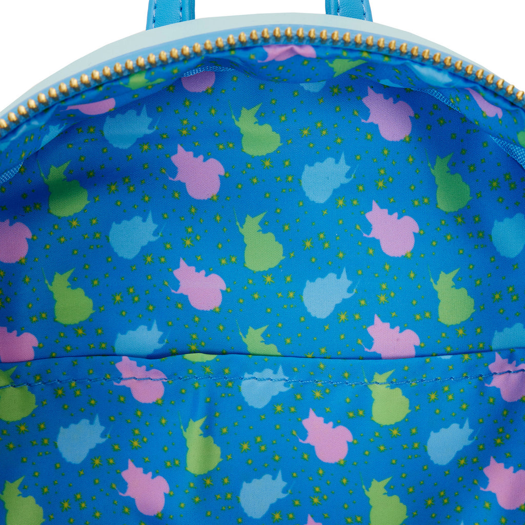 Loungefly Sleeping Beauty Castle Three Good Fairies Stained Glass Mini Backpack