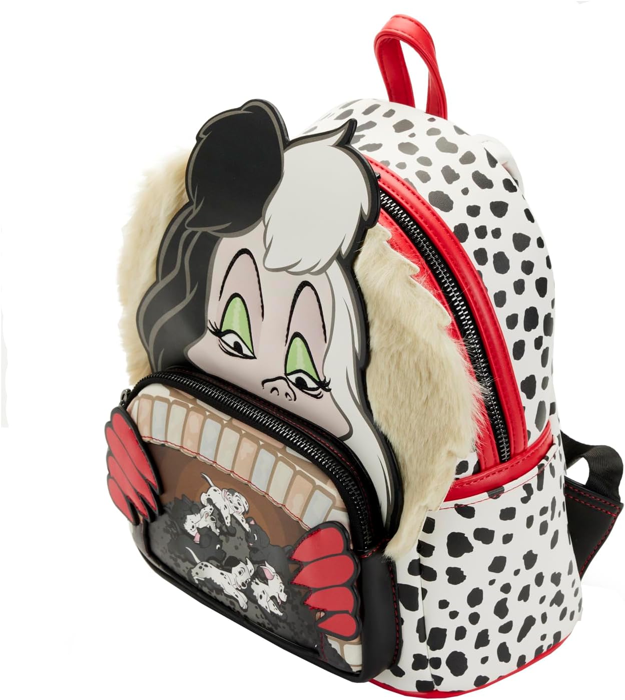 Loungefly Disney 101 Dalmatians Villains Scene Cruella Mini Backpack-zoom-3