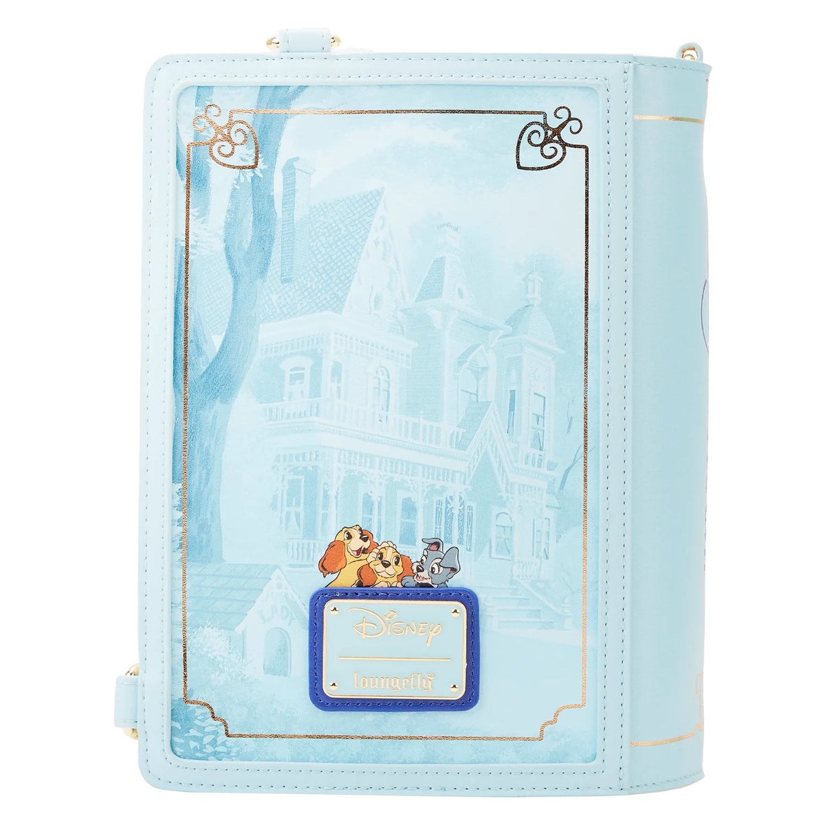 Loungefly Lady and the Tramp Book Convertible Crossbody Bag-zoom-8