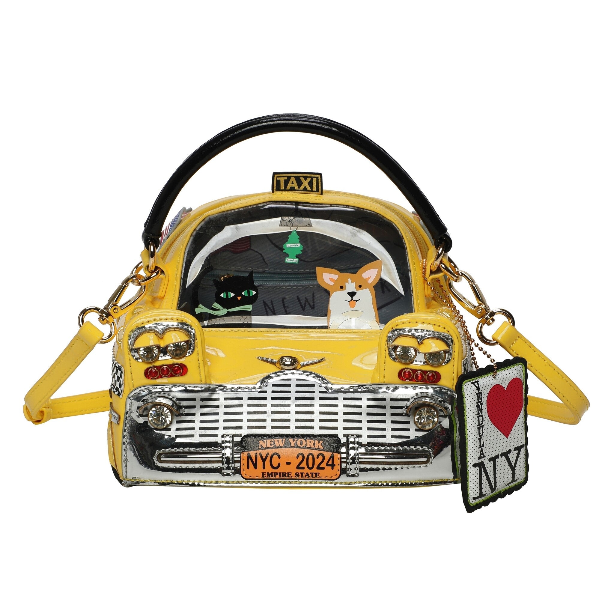 Vendula London New York City Cats & Corgis Taxi Grab Bag-zoom-7