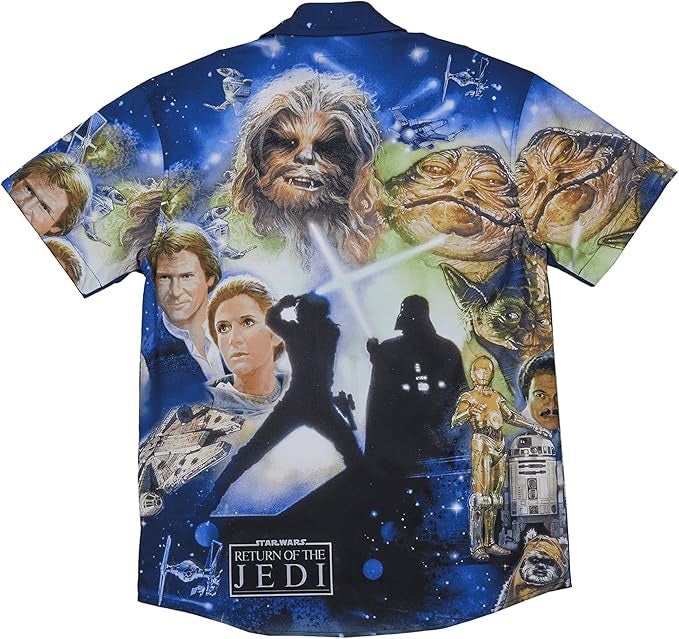 Loungefly Star Wars Return Of The Jedi Button Up Shirt-4