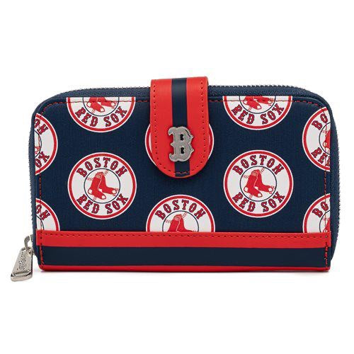 Loungefly MLB Boston Red Sox Team Logo Zip-Around Wallet-1