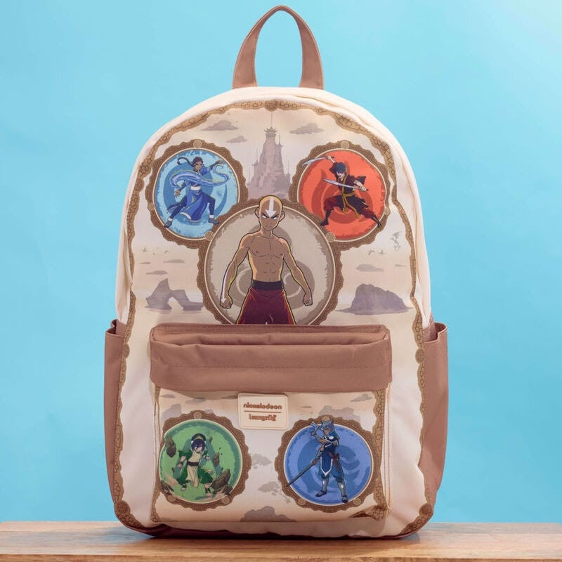 Loungefly Nickelodeon Avatar: The Last Airbender Bending Arts Nylon Full-Size Backpack-zoom-5