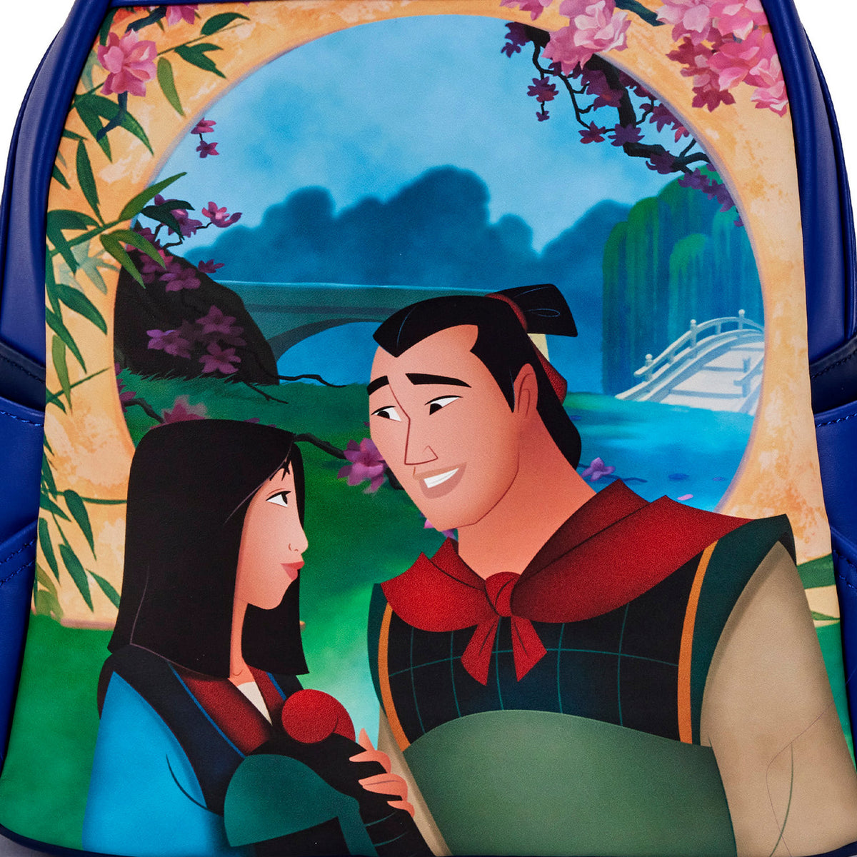 Loungefly Disney Mulan Castle Light Up Mini Backpack-6