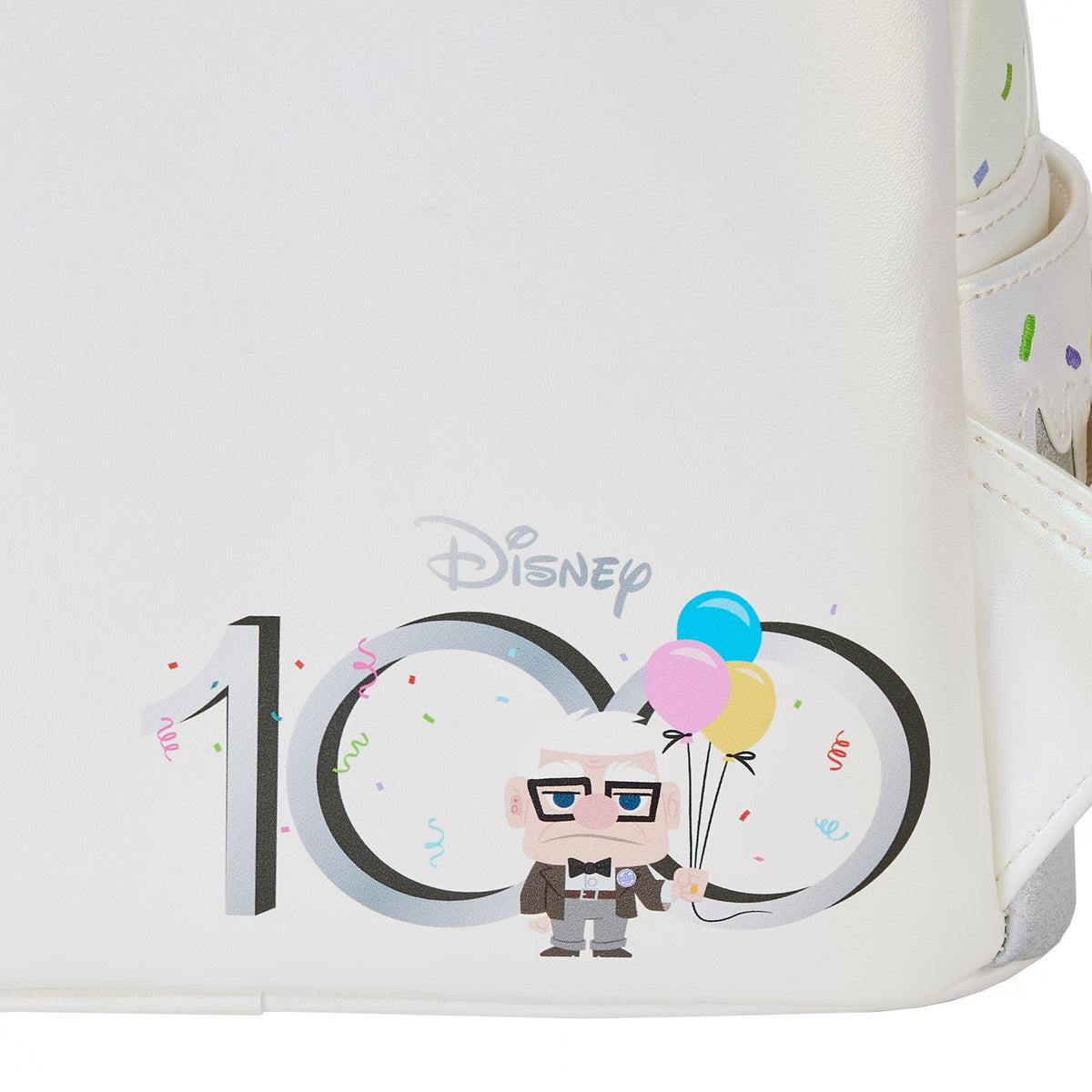 Loungefly Mini Backpack 100 Years Disney Celebration Cake Pattern  White-6
