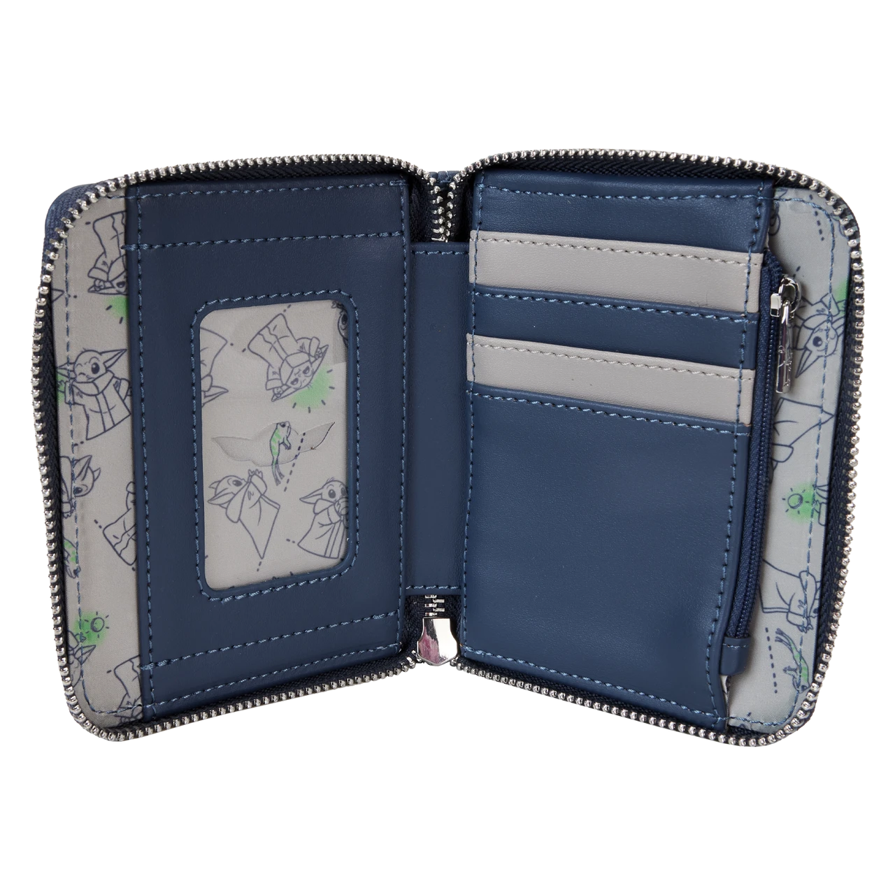 Loungefly The Mandalorian Ahsoka & Grogu Precious Cargo Zip Around Wallet