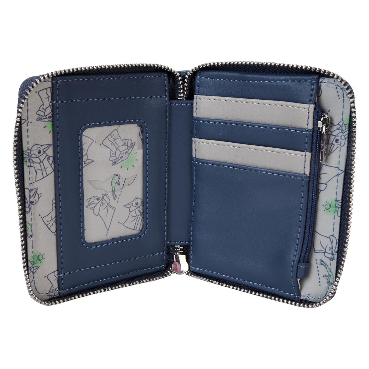 Loungefly The Mandalorian Ahsoka & Grogu Precious Cargo Zip Around Wallet-zoom-2