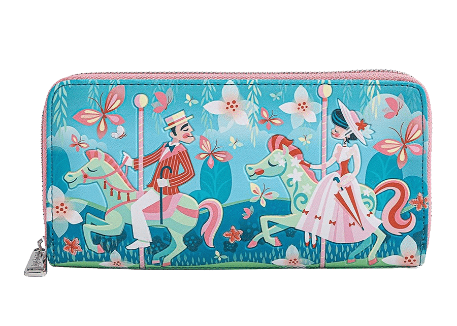 Loungefly Mary Poppins Jolly Holiday Zip-Around Wallet