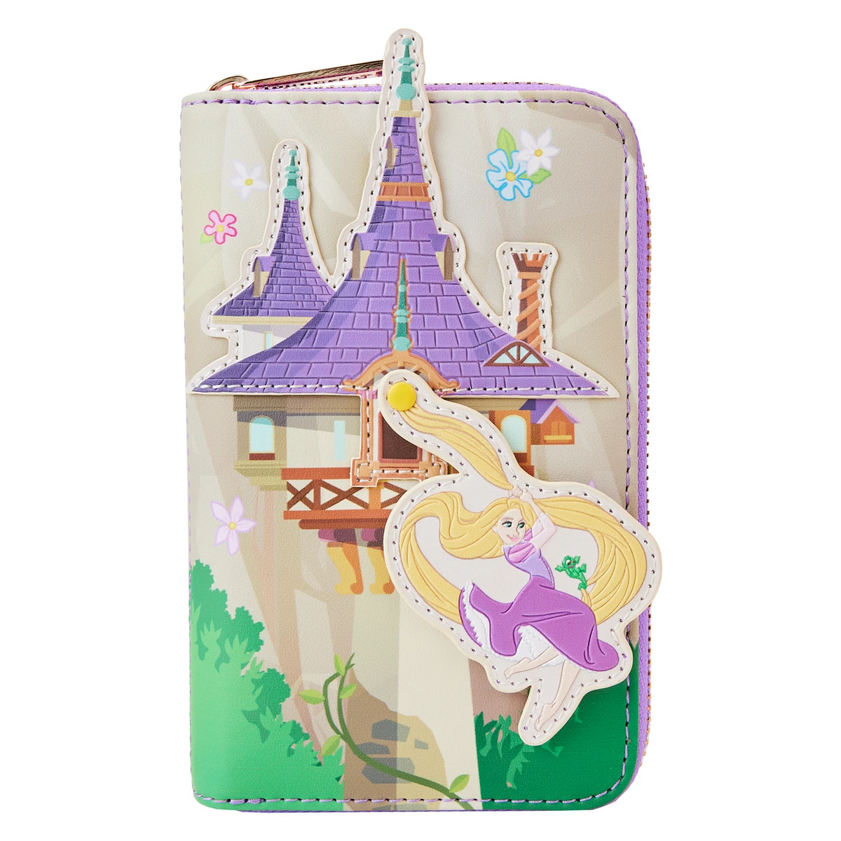 Loungefly Disney Tangled Rapunzel Swinging From Tower Zip-Around Wallet-zoom-5