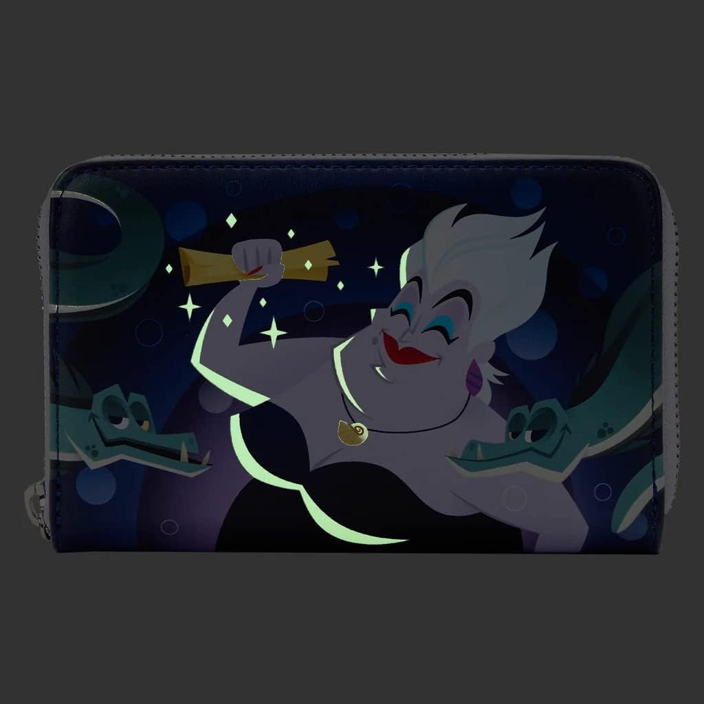 Loungefly Disney The Little Mermaid Ursula Lair Zip-Around Wallet-zoom-4