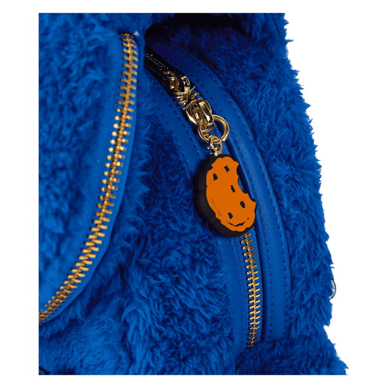 Loungefly Sesame Street Cookie Monster Plush Mini Backpack