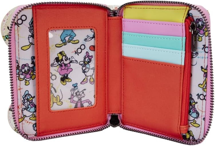 Loungefly Disney D100 Allover Print Zip-Around Wallet-zoom-3