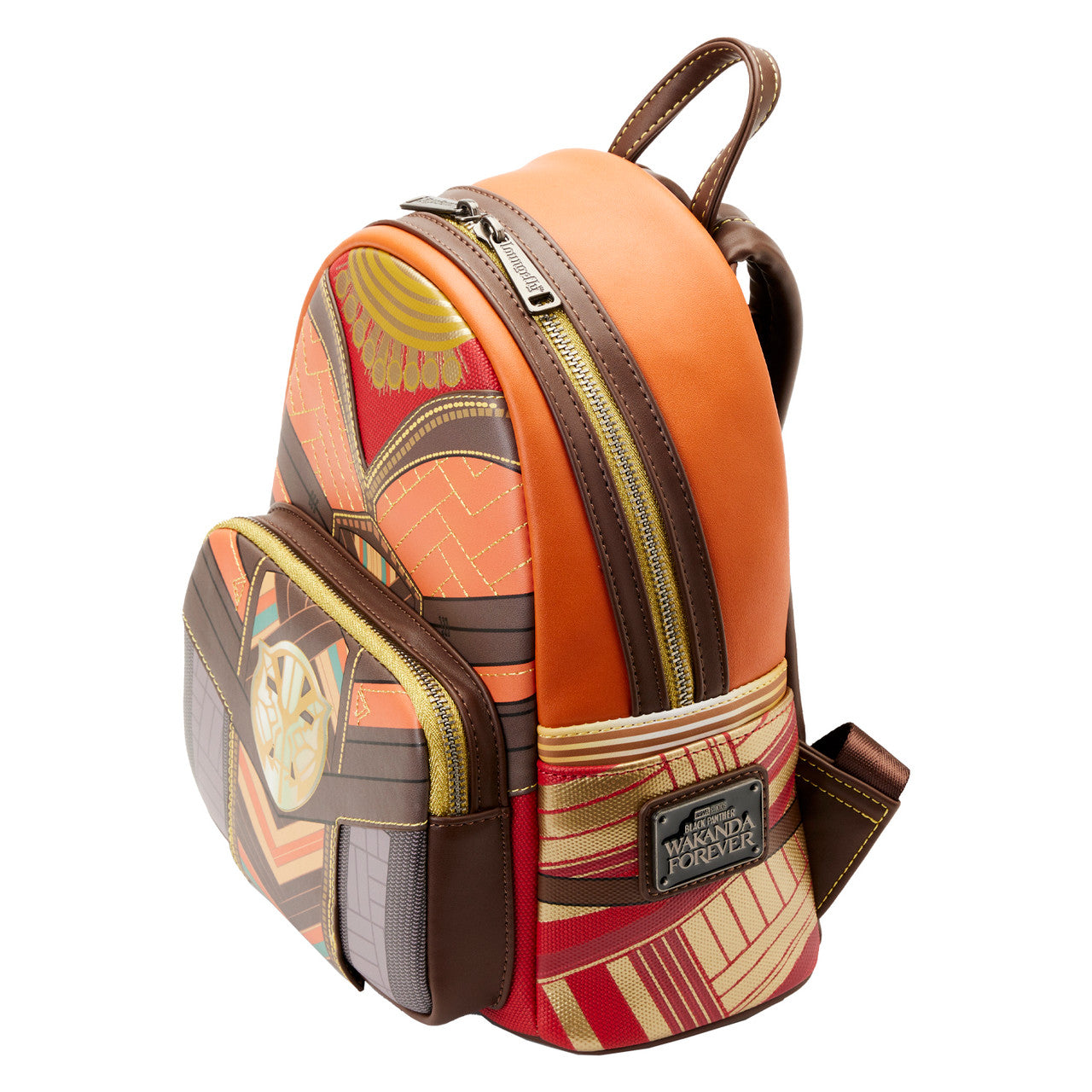 Loungefly Black Panther Wakanda Forever Okoye Cosplay Mini Backpack-zoom-6