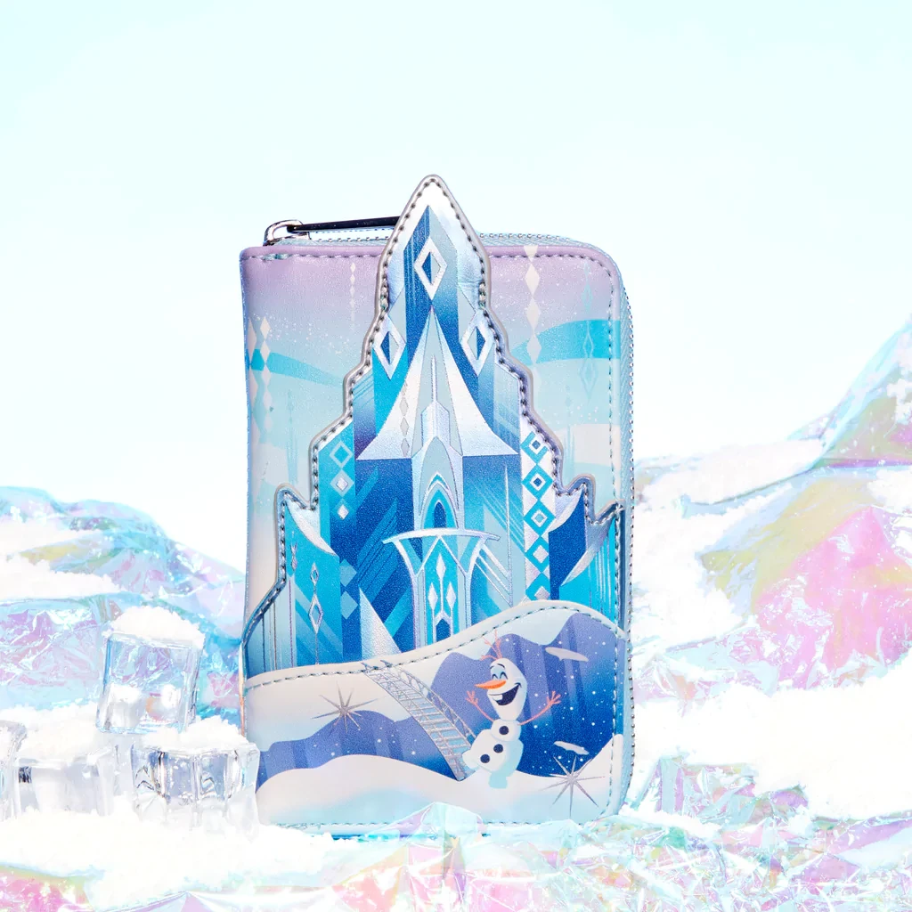Loungefly Disney Frozen Princess Castle Series Zip-Around Wallet-2