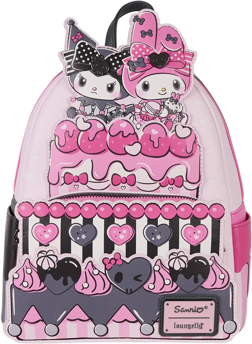 Loungefly Sanrio My Melody & Kuromi Cake Mini Backpack