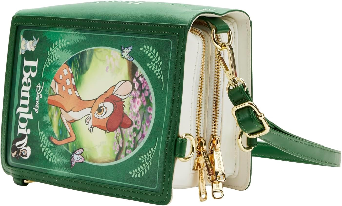 Loungefly Disney Bambi Book Convertible Crossbody Bag-zoom-8