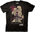 T Shirt Naruto Gaara with Kanji BLK