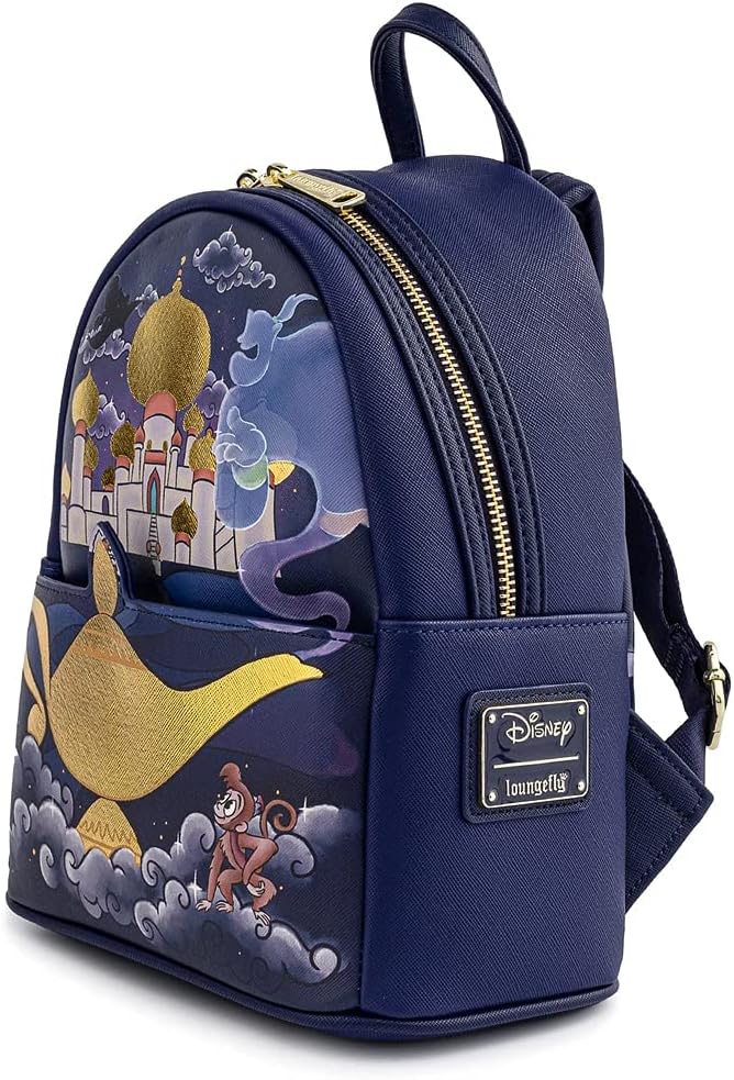 Loungefly Disney Aladdin Jasmine Castle mini backpack-zoom-4