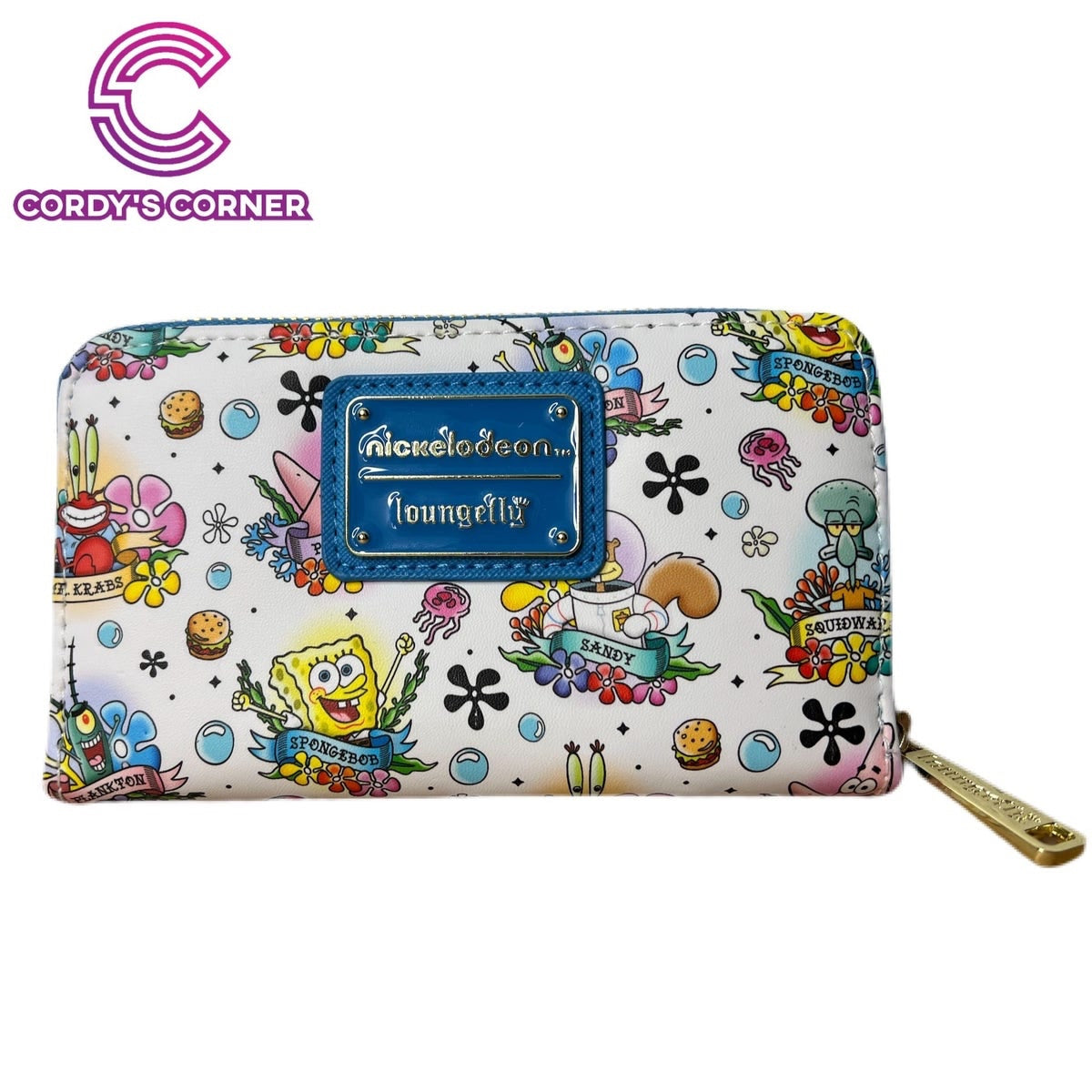 Loungefly Spongebob Squarepants tattoo aop cordys corner exclusive