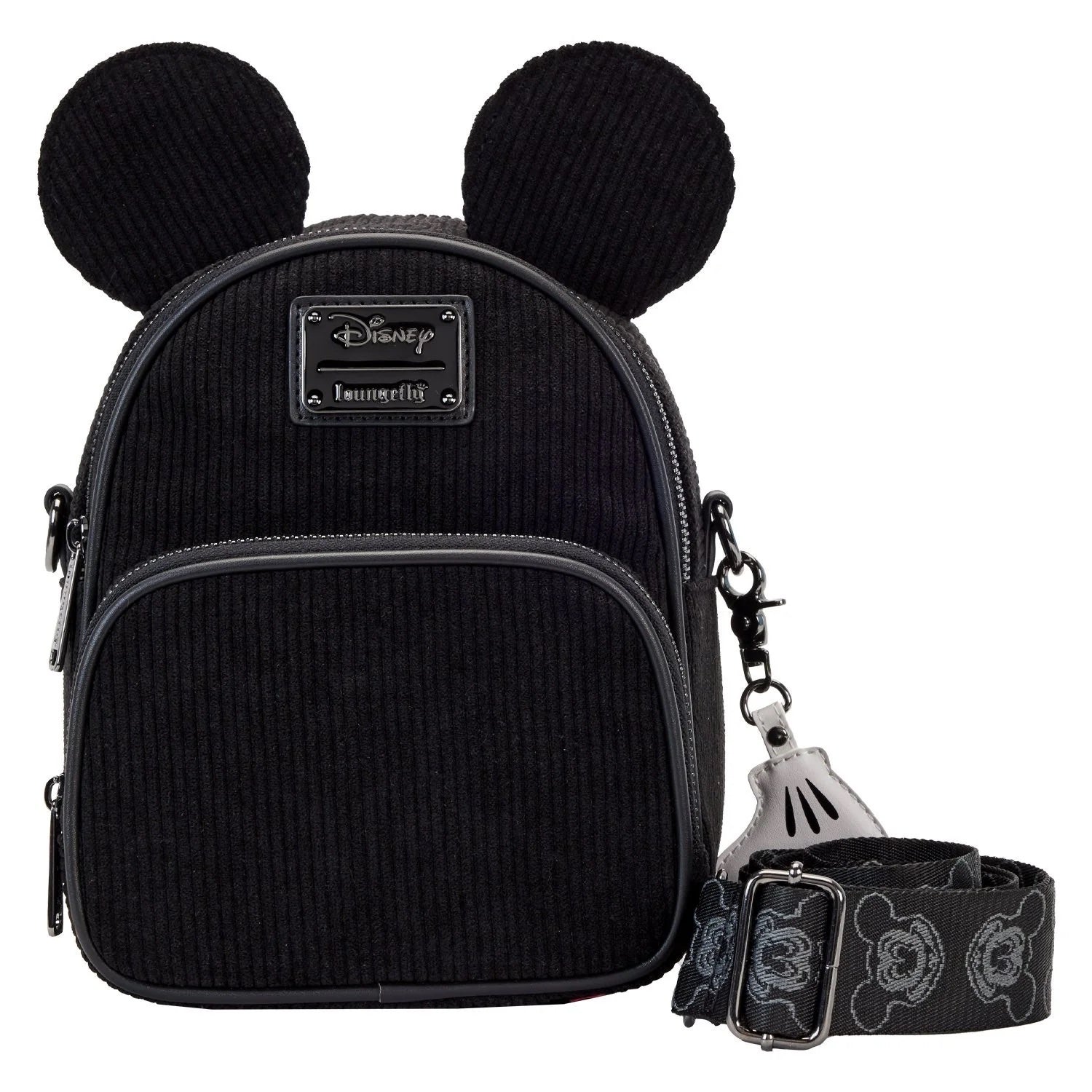 Loungefly Disney Mickey Mouse Convertible Crossbody Purse-zoom-1
